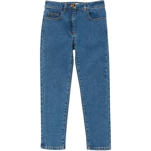MOSCHINO jeans in denim di cotone con logo