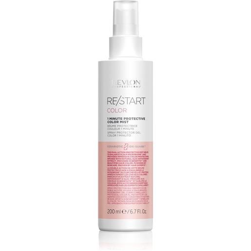 Revlon Professional spray protettivo per capelli colorati restart color (1 minute protective color mist) 200 ml