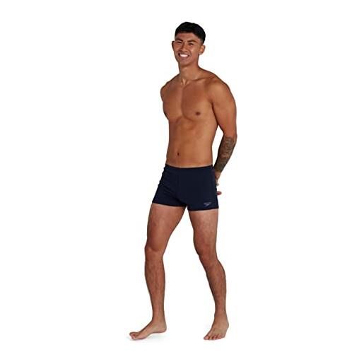 Speedo, essential endurance - costume da nuoto uomo, pantaloncino, asciugatura rapida, costume da bagno, colore nero, taglia 44