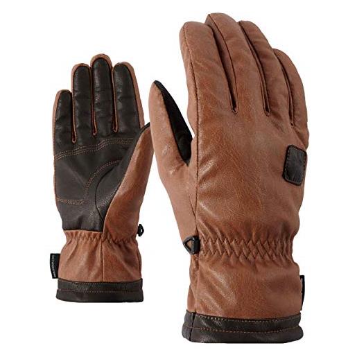 Ziener gloves isor - guanti multisport, da uomo, uomo, 192005, marrone, 10