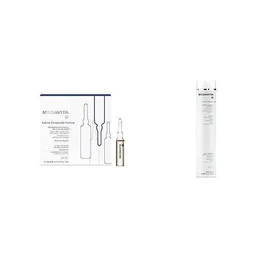 MedavitaMedavita, lotion concentrée homme, trattamento intensivo anticaduta uomo, ph 5.5, 13 fl x 6 ml & lotion concentrée, shampoo trattante anticaduta, ph 3.5, 250 mlMedavita