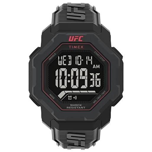 Timex orologio Timex ufc strength knockout da uomo 48 mm con cinturino in resina nera tw2v88100