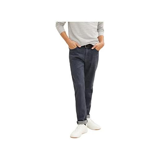 TOM TAILOR 1035794 josh regular slim jeans, 10215-clean rinsed grey denim, 30w x 30l uomo