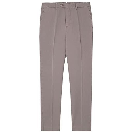 Hackett London cotton tencel chino pantaloni, vetiver, 36w/34l uomo