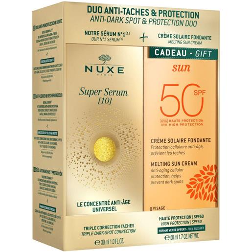 Nuxe kit super serum 30ml + sun crema solare viso 50ml spf50 Nuxe
