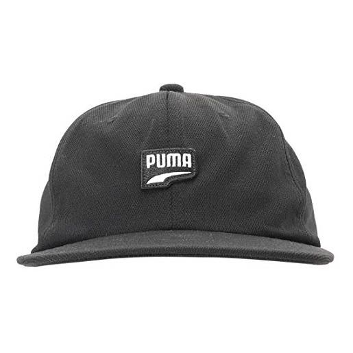PUMA evercat mesh-berretto elasticizzato cappellino da baseball, nero/rosso grande, s-m unisex-adulto