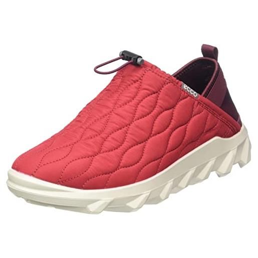 ECCO mx w low, scarpe sportive outdoor donna, rosso (chili red 283), 40 eu