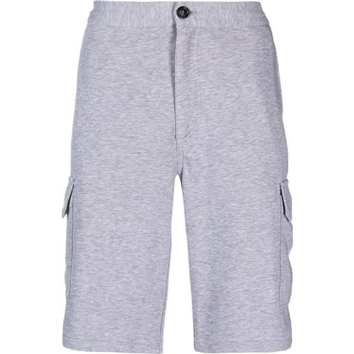 Brunello Cucinelli shorts dritti mélange - grigio