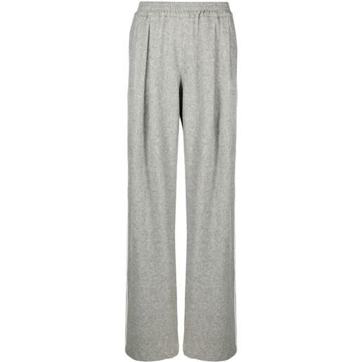 Ermanno Scervino pantaloni con dettaglio a righe - grigio