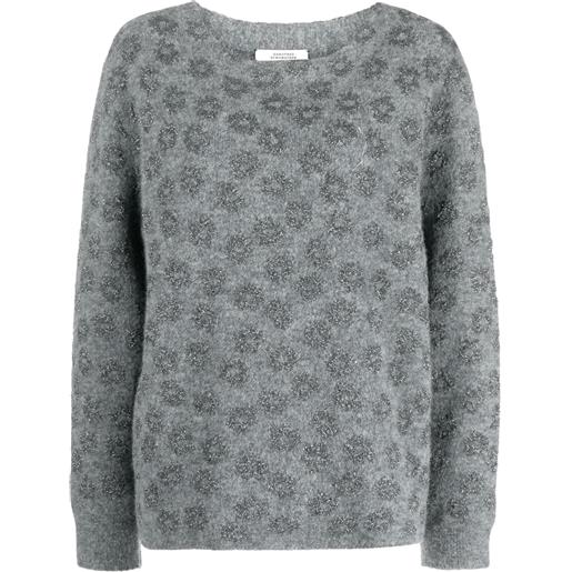 Dorothee Schumacher maglione con glitter - grigio