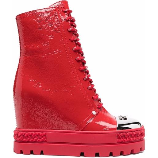 Casadei sneakers alte - rosso