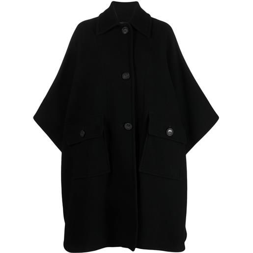 PINKO cappotto con maniche ampie - nero