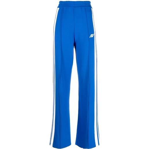 Autry pantaloni sportivi con ricamo - blu