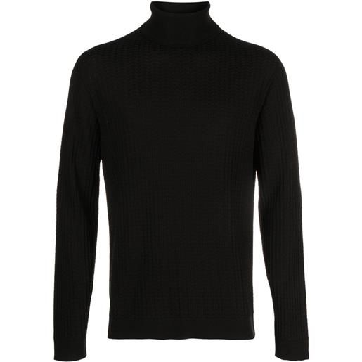 Giorgio Armani maglione a collo alto - nero