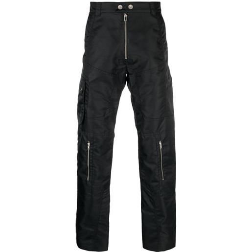 GmbH pantaloni con design a inserti - nero