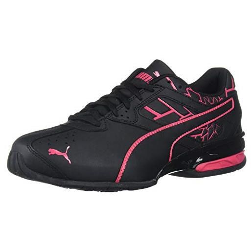 PUMA tazon 6, scarpe da ginnastica donna, rosa nero-rossa, 40 eu