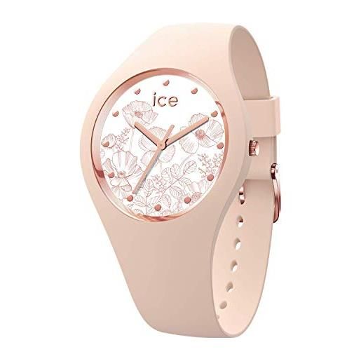 Ice-watch - ice flower spring nude - orologio rosa da donna con cinturino in silicone - 016663 (small)