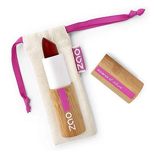 ZAO essence of nature zao - rossetto bamboo cocoon - no. 413 / bordeaux - 3,5 g