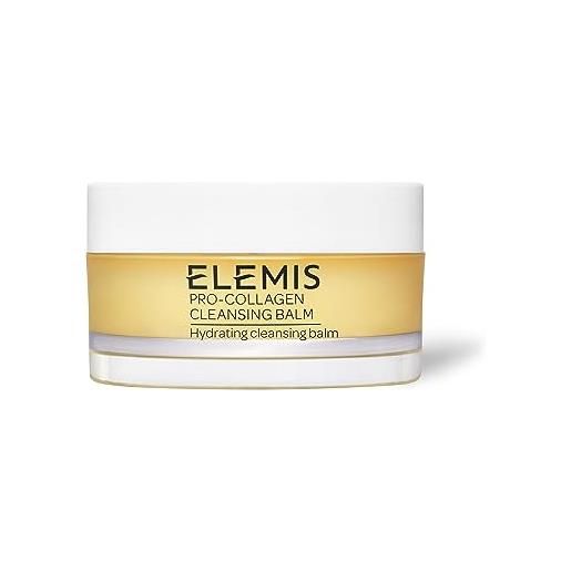 Elemis balsamo detergente pro-collagen, detergente viso 3 in 1 per un lavaggio profondo con 9 oli essenziali nutrienti, struccante idratante quotidiano per una pelle pulita e luminosa