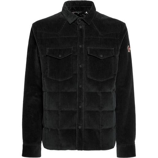 MONCLER GRENOBLE giacca gelt shacket in misto cotone