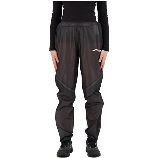 Adidas organiser xperior light 2.5-layer rain pants nero 36 / regular donna