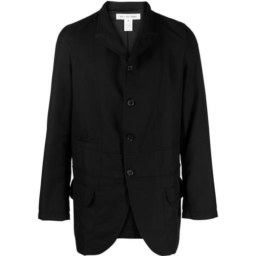 Comme Des Garçons Shirt giacca-camicia con bottoni - nero
