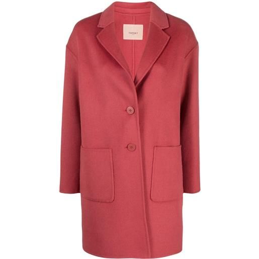 TWINSET cappotto monopetto - rosa