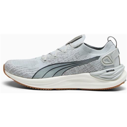 PUMA scarpa da running electrify nitro 3 knit, grigio/altro