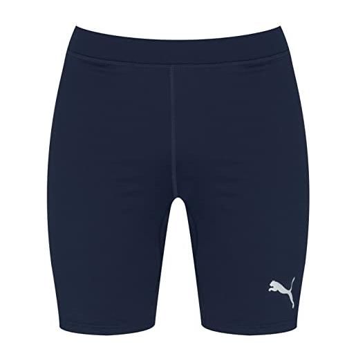 PUMA liga baselayer short tight, pantaloncini uomo, blu (peacoat), xl