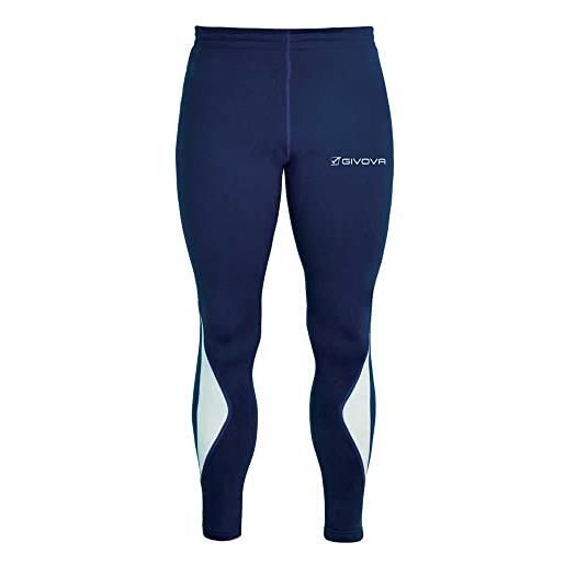 GIVOVA running long pant blu tg. L