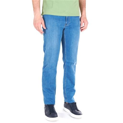 Trussardi Jeans jeans trussardi 380 icon blu chiaro lavato, colore azzurro