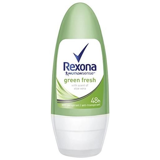 Rexona roll-on green fresh anti-traspirante, confezione da (6 x 50 ml)