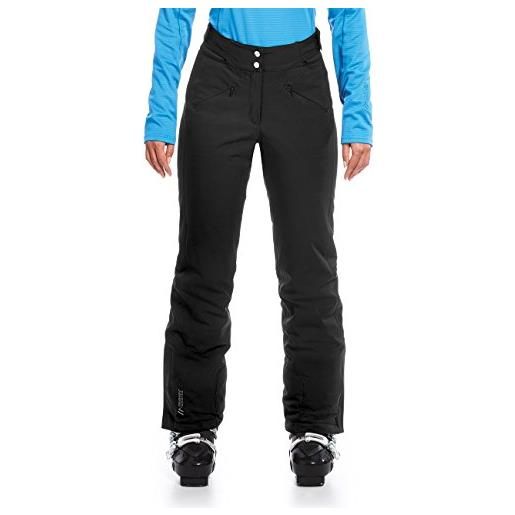 maier sports mtex allissia-pantaloni da sci da donna, nero, 44 (eu)