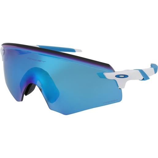 Oakley encoder oo9471 947105 | occhiali da sole sportivi | prova online | unisex | plastica | mascherina | blu | adrialenti