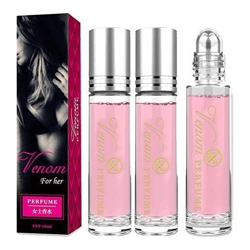 QKKO venom for her, nouveou phero perfume, venom scent for her, pherume perfume, venom for her pheromone perfume, venom scents pheromones for women, phereau perfume roll on, elvomone pheromone (pink-30ml)