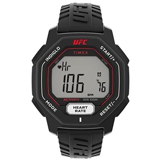 Timex orologio Timex ufc performance spark da uomo 46 mm con cinturino in resina nera tw2v83800