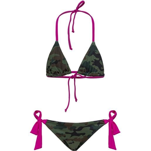 SUNDEK bikini triangolo camo bambina