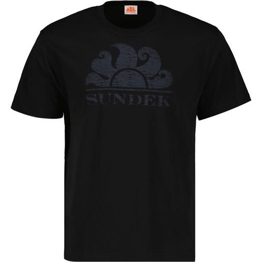 SUNDEK t-shirt logo in tono