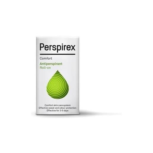 Perspirex comfort, deodorante antitraspirante roll-on, 20 ml, confezione da 6 (etichetta in lingua italiana non garantita)