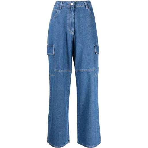 STUDIO TOMBOY jeans cargo - blu