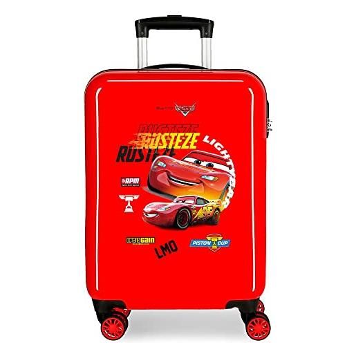 Disney cars rusteze lightyear valigia da cabina rossa 38 x 55 x 20 cm rigida abs chiusura a combinazione laterale 34 l 2 kg 4 ruote doppie set a mano