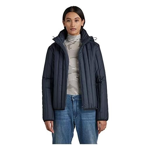 G-STAR RAW meefic vertical quilted jacket, giacca donna, nero (dk black d22241-b958-6484), xs