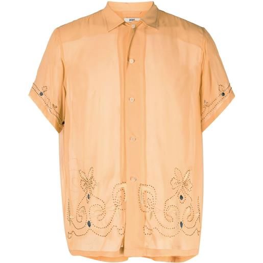 BODE camicia con decorazione - arancione