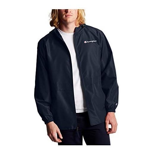 Champion giacca con zip intera, navy-549369, medium uomo