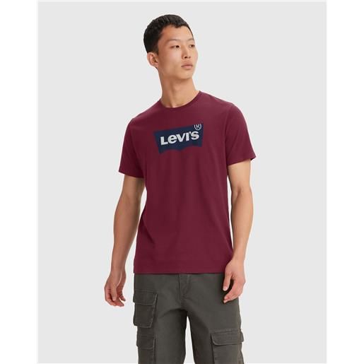 Levi's t-shirt girocollo graphic rosso uomo