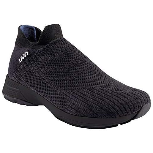 UYN free flow master sole, sneaker uomo, black/carbon, 41 eu