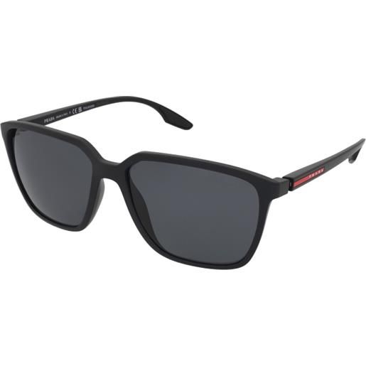 Prada ps 06vs 1bo5z1 | occhiali da sole sportivi | prova online | plastica | quadrati | nero | adrialenti