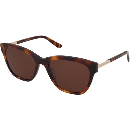 Calvin Klein ck19524s 240 | occhiali da sole graduati o non graduati | prova online | plastica | quadrati | havana, marrone | adrialenti
