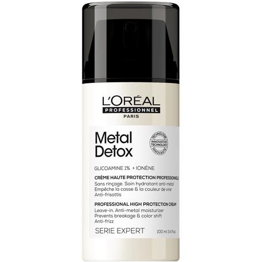 L'Oréal Professionnel metal detox high protection cream 100ml crema capelli, spray termo protettivo