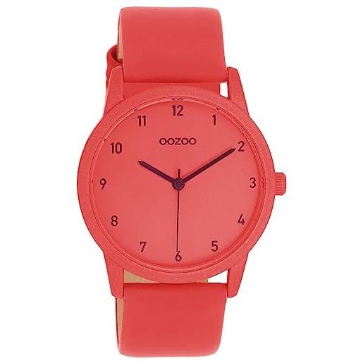 Orologio Donna Verde Con Cinturino In Pelle - Quarzo Giapponese, Quadrante 30mm, Elegante